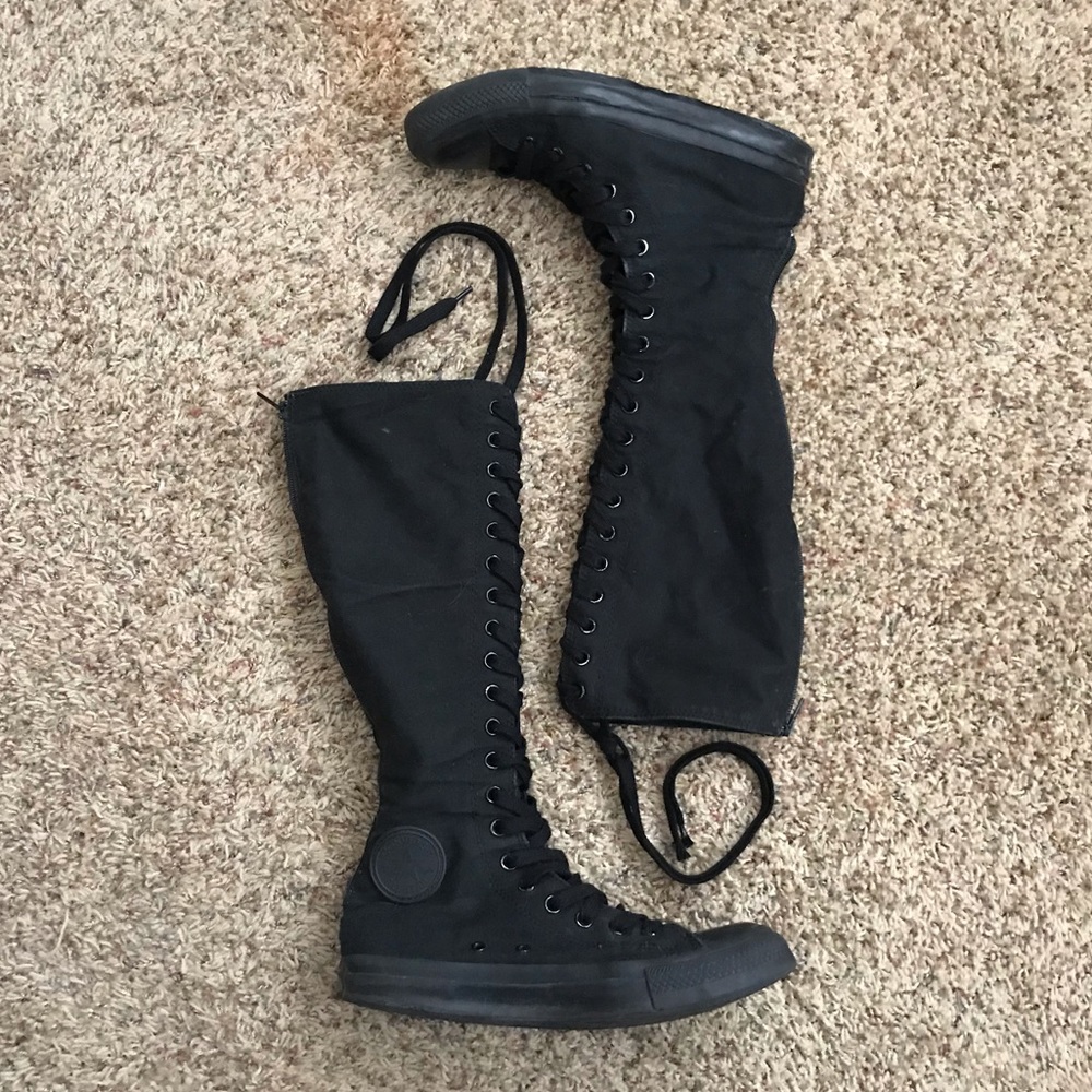 CONVERSE SIZE WOMEN 8.5 MEN 7 Black Lace Up Shoes